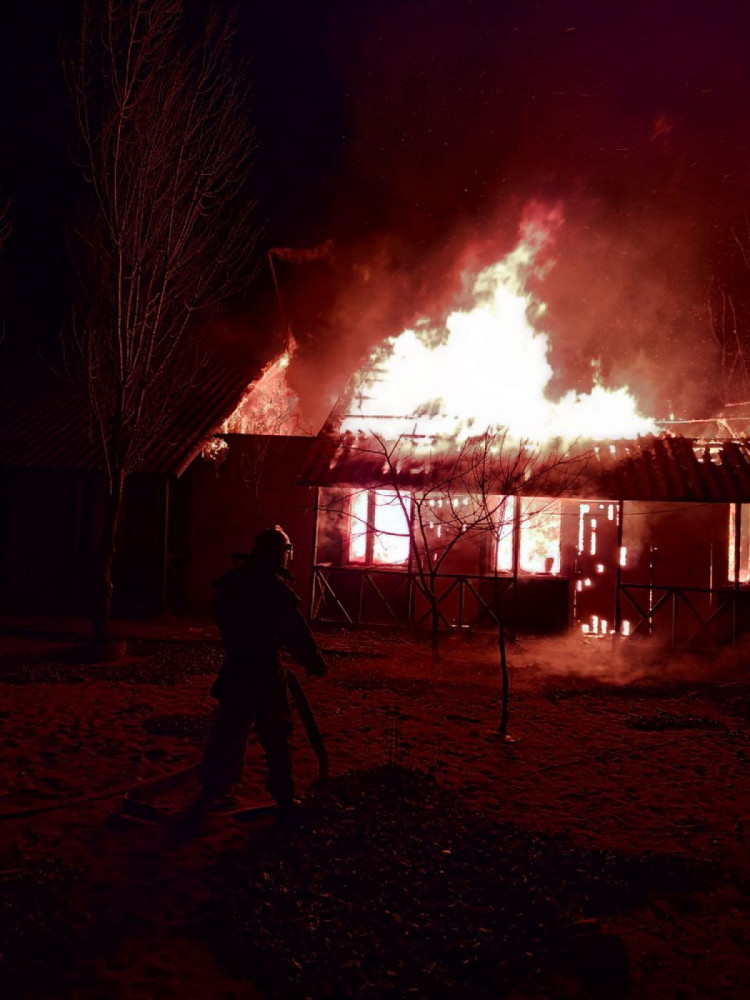 пожежа на базі відпочинку на Одещині