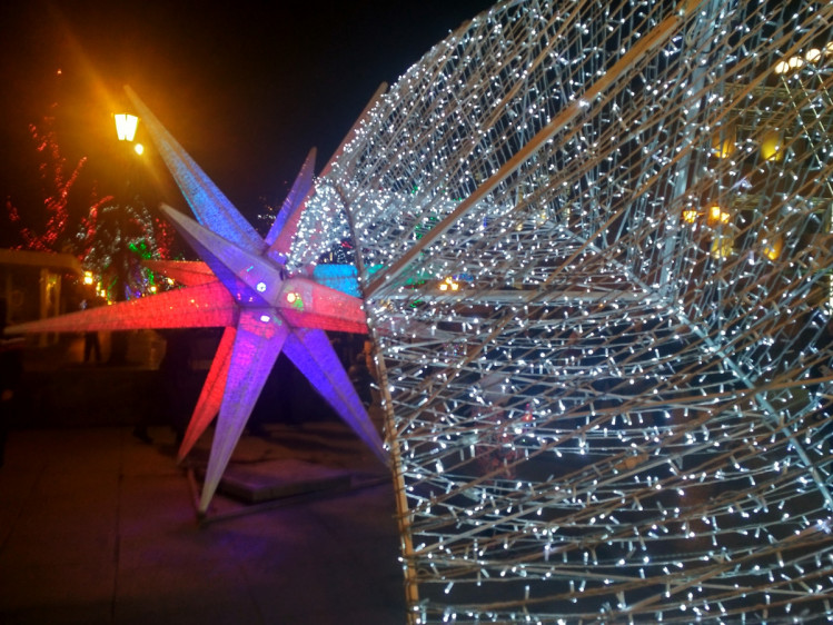 Різдвяна зірка в Одесі