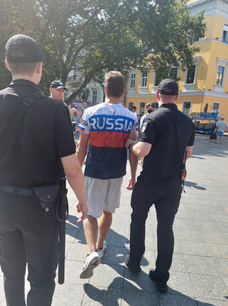 В Одесі затримали провокатора 