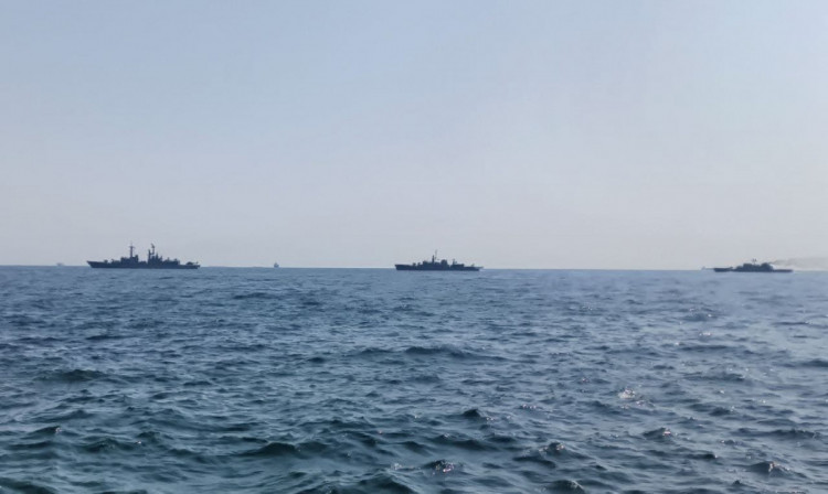 В Одессе проходит морской парад ко Дню Независимости