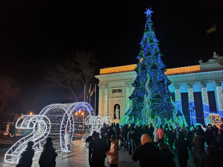 Новый год на Думской площади