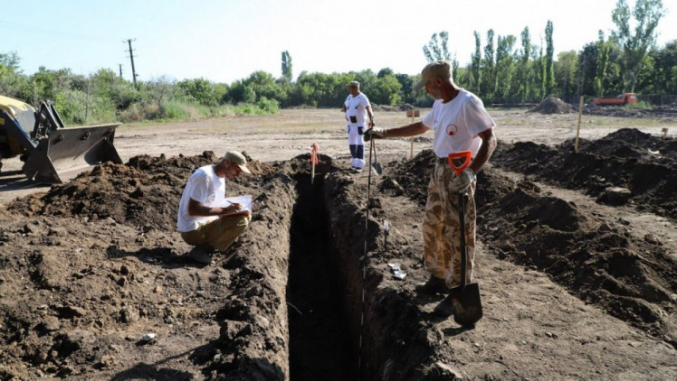 Волонтери на розкопках